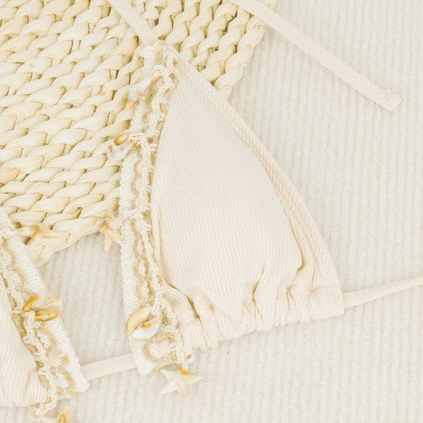 Damen Triangel-Bikini mit eleganten Bindebändern und raffinierten Details W&W