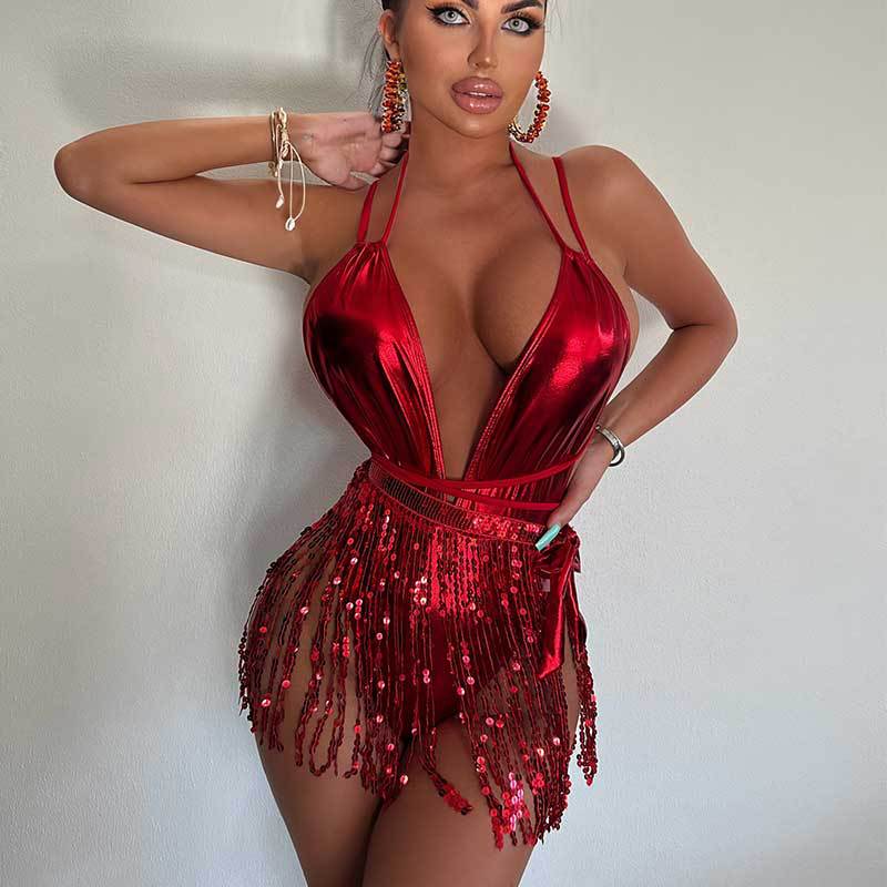 Damen Glamouröser Badeanzug W&W