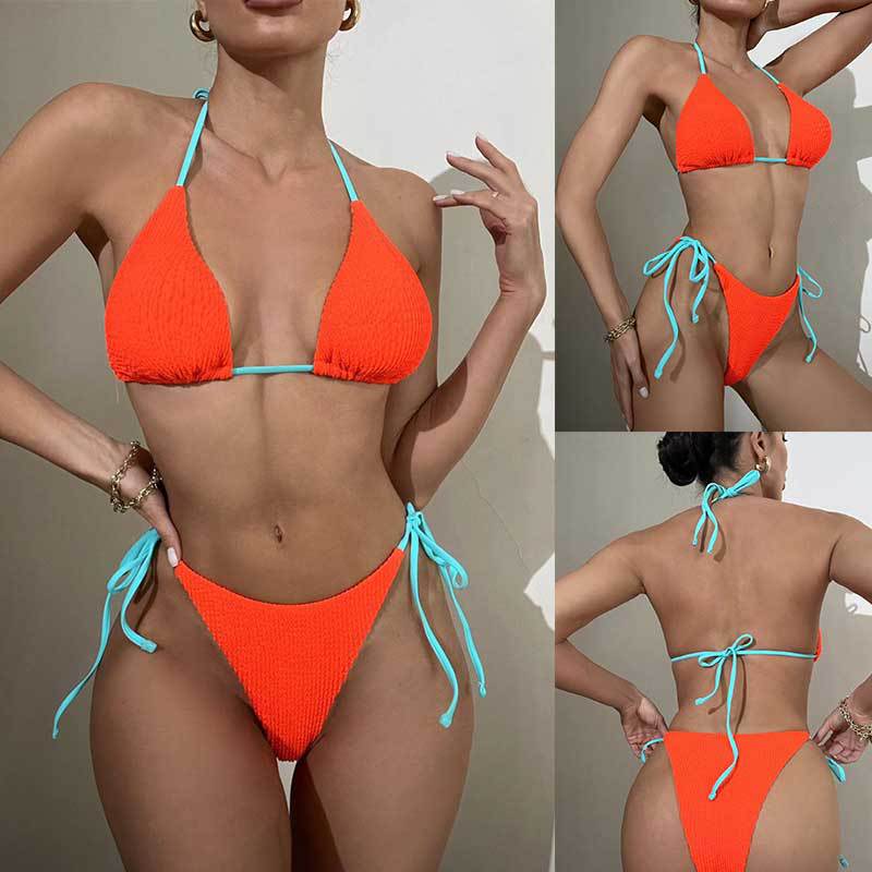 Damen Triangel-Bikini mit raffinierten Rüschen W&W